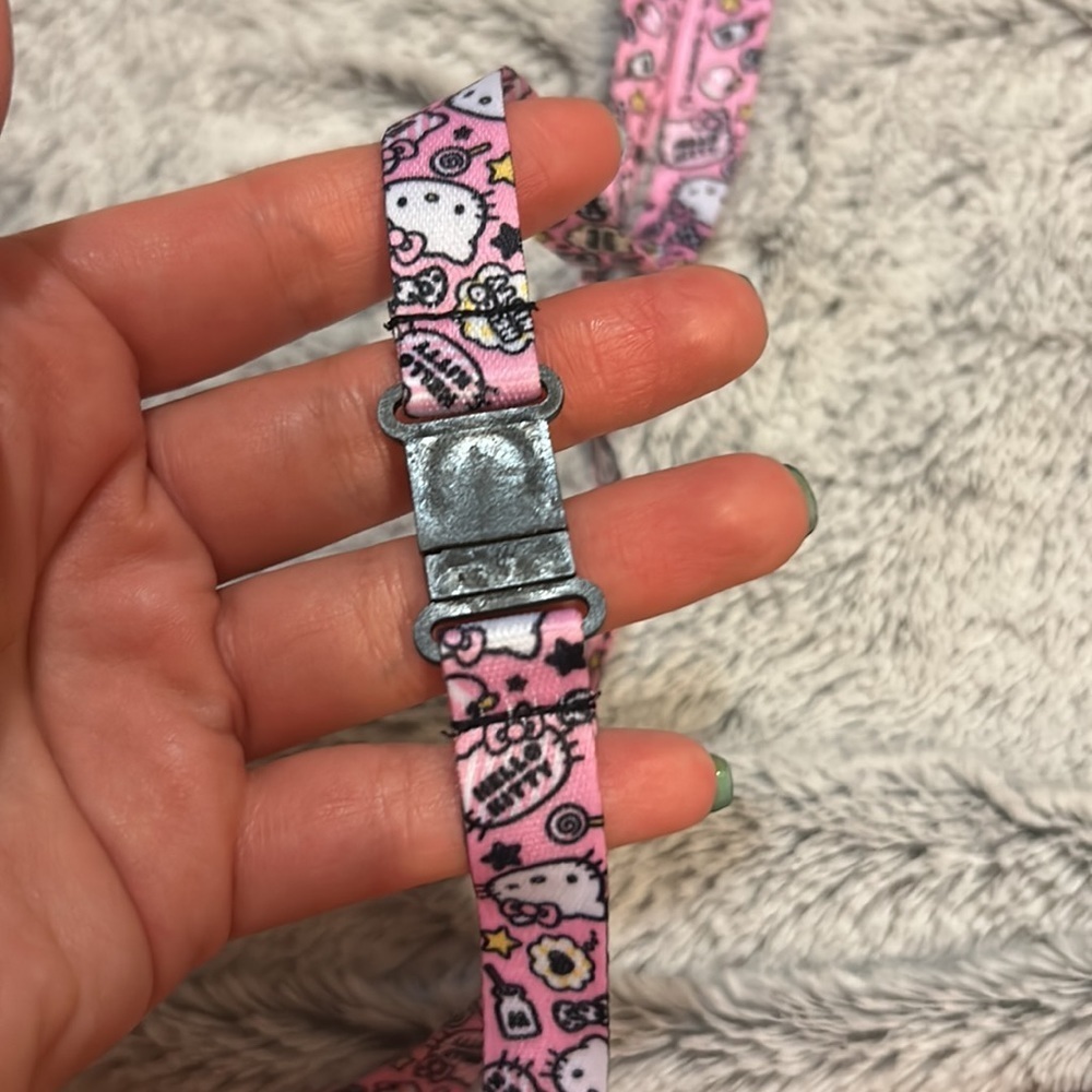 HELLO KITTY KEY OR BUS PASS LANYARD - Picture 3 of 4